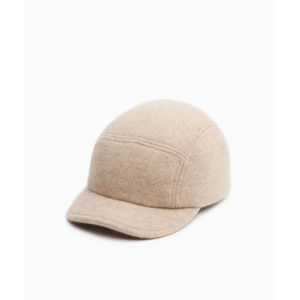 rag & bone Riley Cashmere Cap NWT in Camel